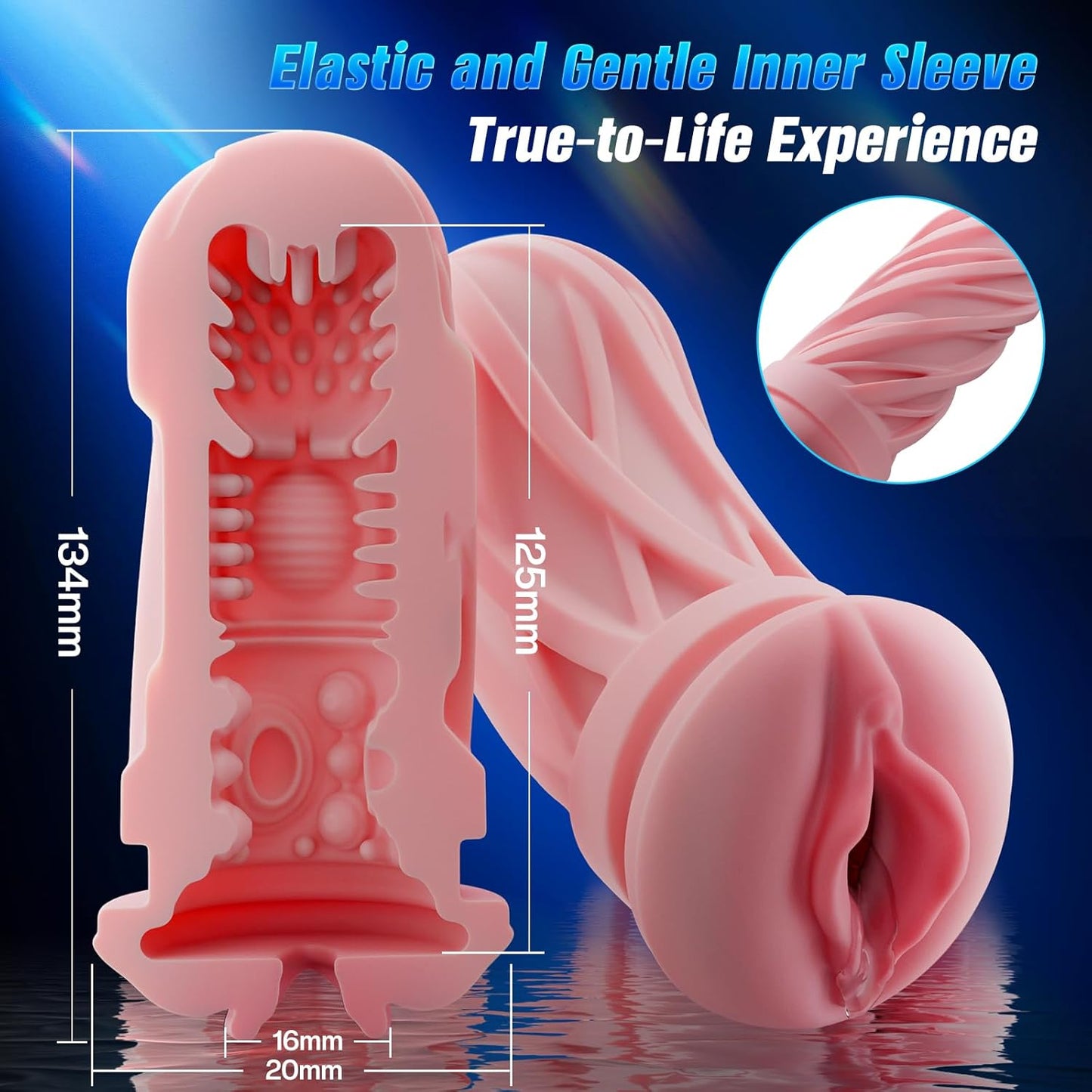 Male Masturbator Sex Toys for Men Penis Pump with APP Control – Thrusting Stroker with 360° Heating, 5 - Speed Smooth Motion Blowjob Men’S Sex Toy, Silent Brushless Motor, 3D Sleeve Erotic Massage Kits - SinfulX -