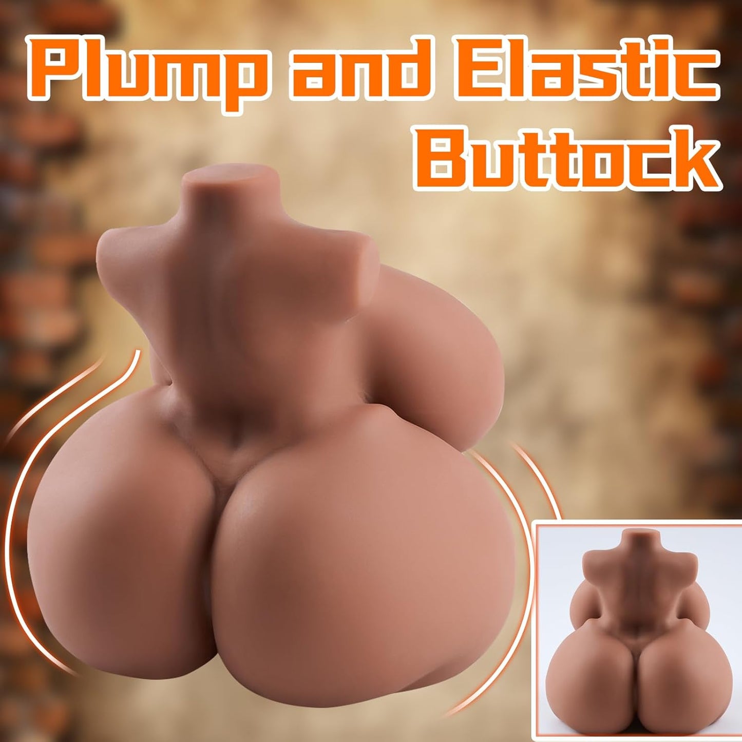 Male Sex Doll Shemale with Thrusting Dildo, Gay Sex Doll Torso Dildo for Men with Big Penis Ass and Tight Anus, Unisex Realistic Sex Dolls Muscle Male Masturbator Stroker Adult Toy for Couple - SinfulX -