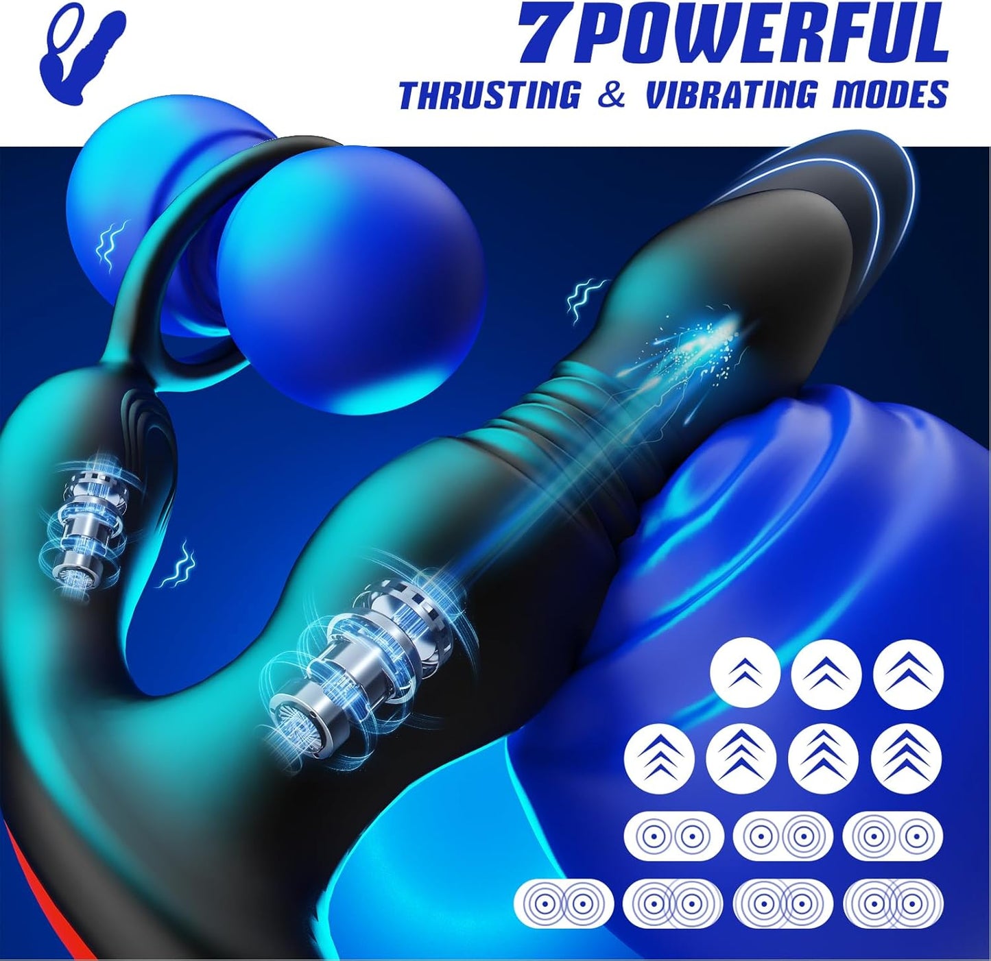 BoldSway Ergonomic Remote Control Prostate Massager