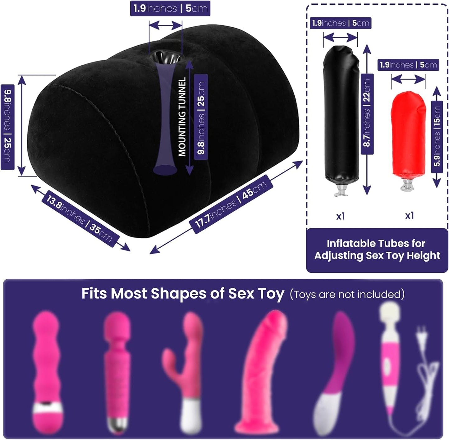 PositionCloud Dildo Mounting Position Sex Pillow - SinfulX