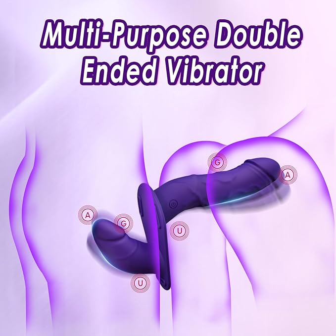 TwinnedTouch Remote Control Double Ended Dildo Vibrator