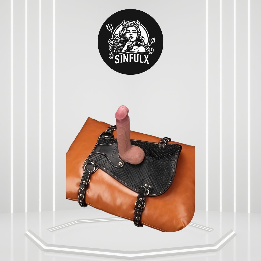 SculptedRide BDSM Dildo Mount Saddle with Straps SinfulX SculptedRide BDSM Dildo Mount Saddle with Straps SinfulX