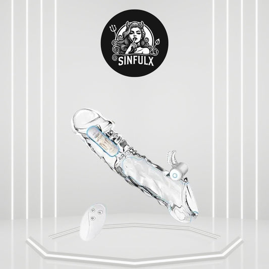 VoltRage Extend & Vibrate Penis Sleeve - SinfulX