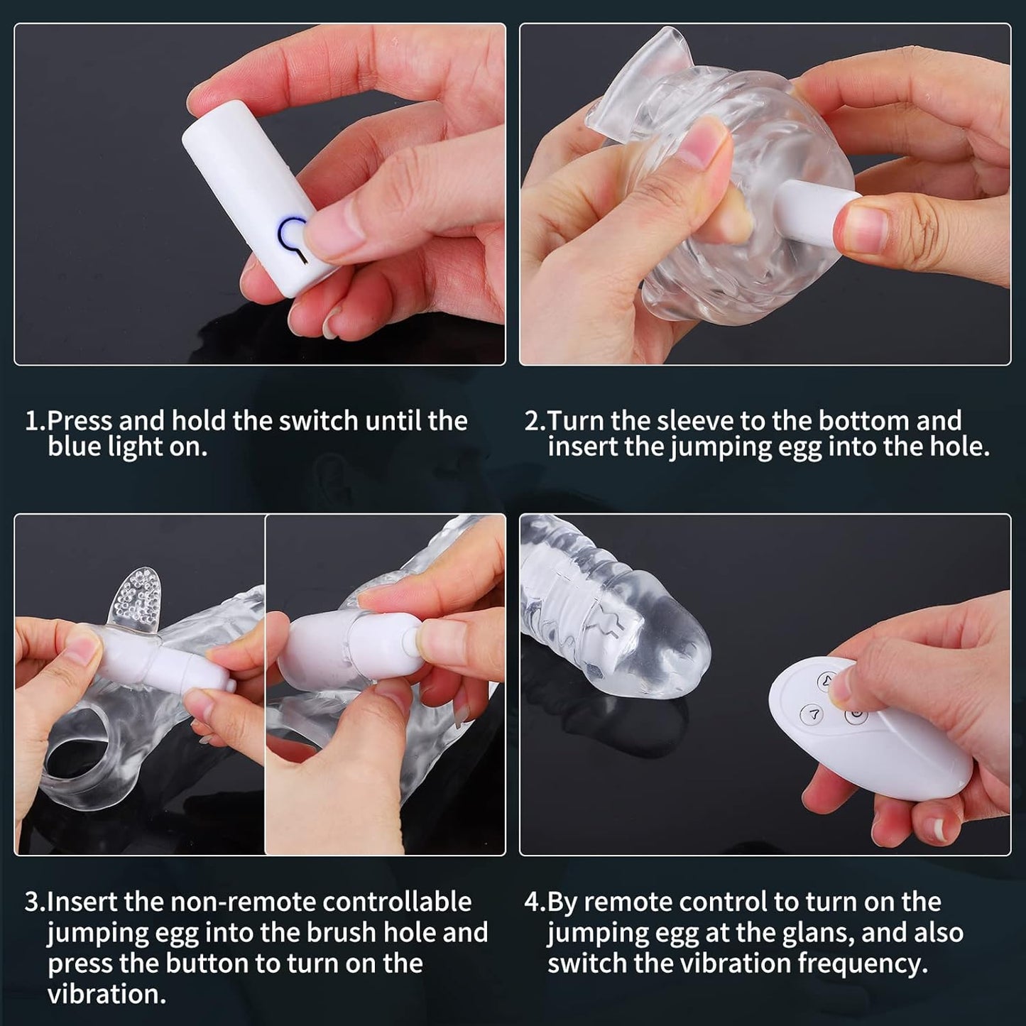 VoltRage Extend & Vibrate Penis Sleeve