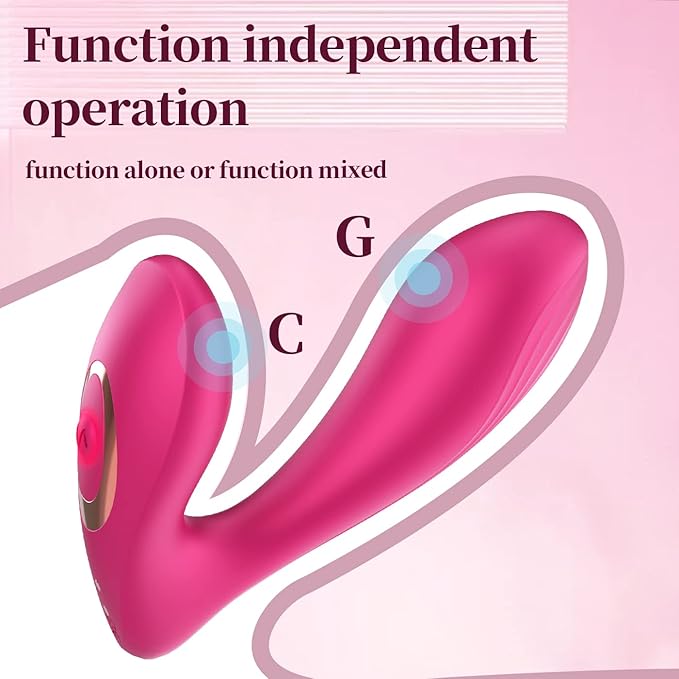 SereneSync Remote Control Clit Vibrator Dildo