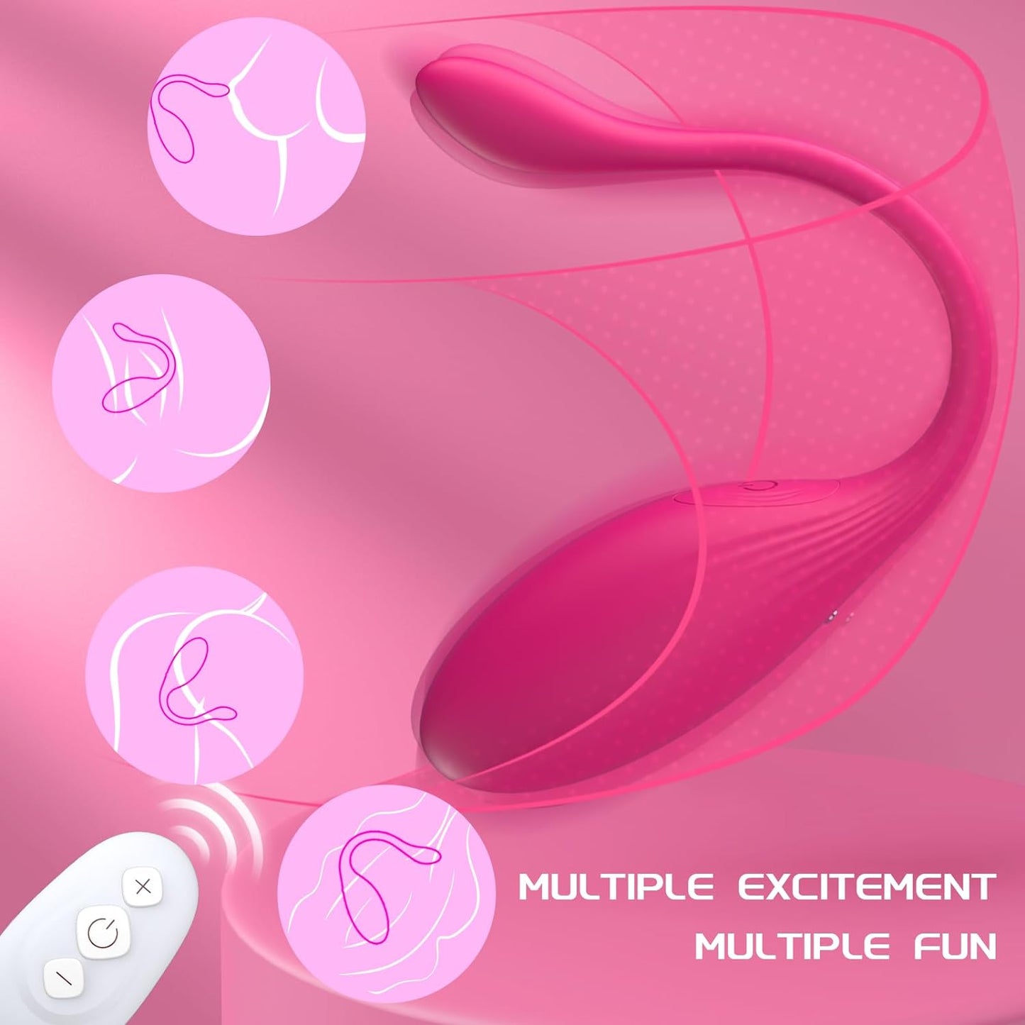 SubtleRhythm Remote Control Couples Vibrator Egg