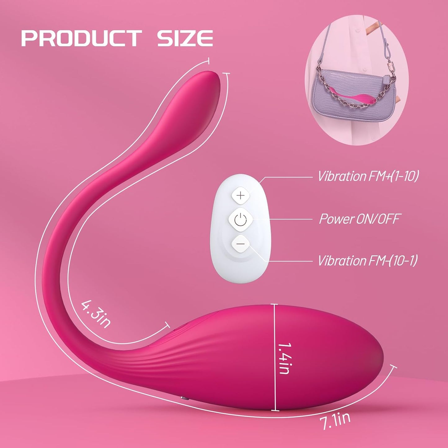 SubtleRhythm Remote Control Couples Vibrator Egg