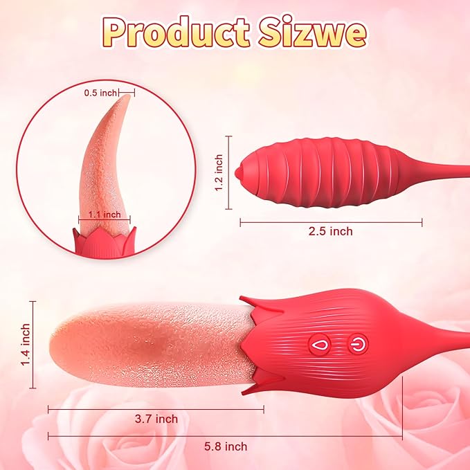 TandemTingle Insert & Lick Double Vibrator