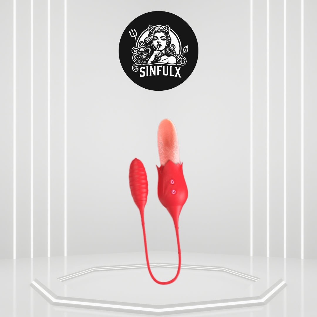 TandemTingle Insert & Lick Double Vibrator - SinfulX