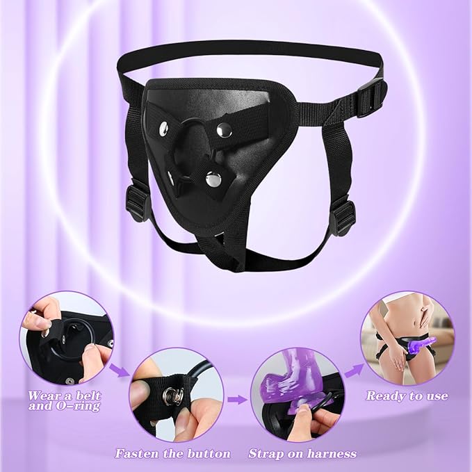 Dynamic Pleasure Strap-On Dildo