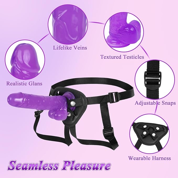 ThrustGear Textured Strap-On Dildo