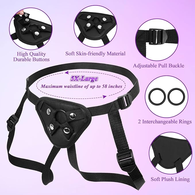 ThrustGear Textured Strap-On Dildo