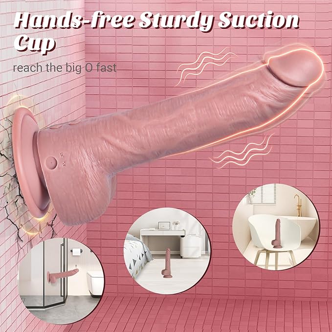 SyncMotion Remote Control Thrusting Dildo Vibrator