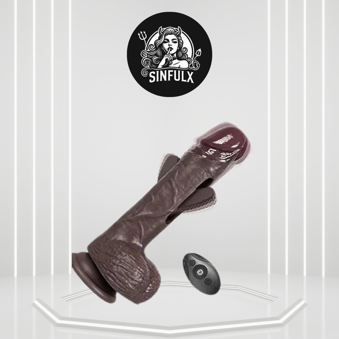 Remote Control Flapping Dildo Vibrator - SinfulX