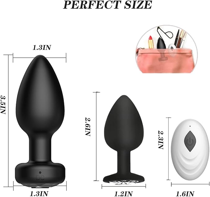 VibeGuide Remote Control Vibrating Anal Plug Prostate Massager