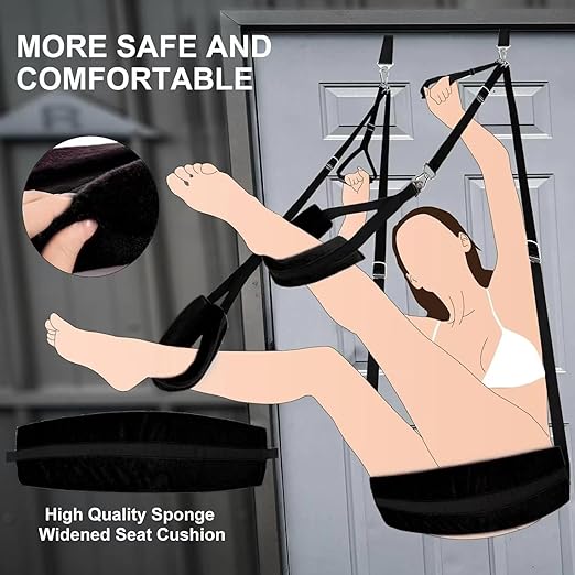 Deluxe BDSM Sex Swing with Cuffs Kit