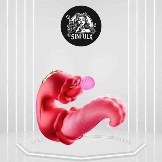 VelvetTongue Unique Tongue Clit Stimulation Vibrator - SinfulX