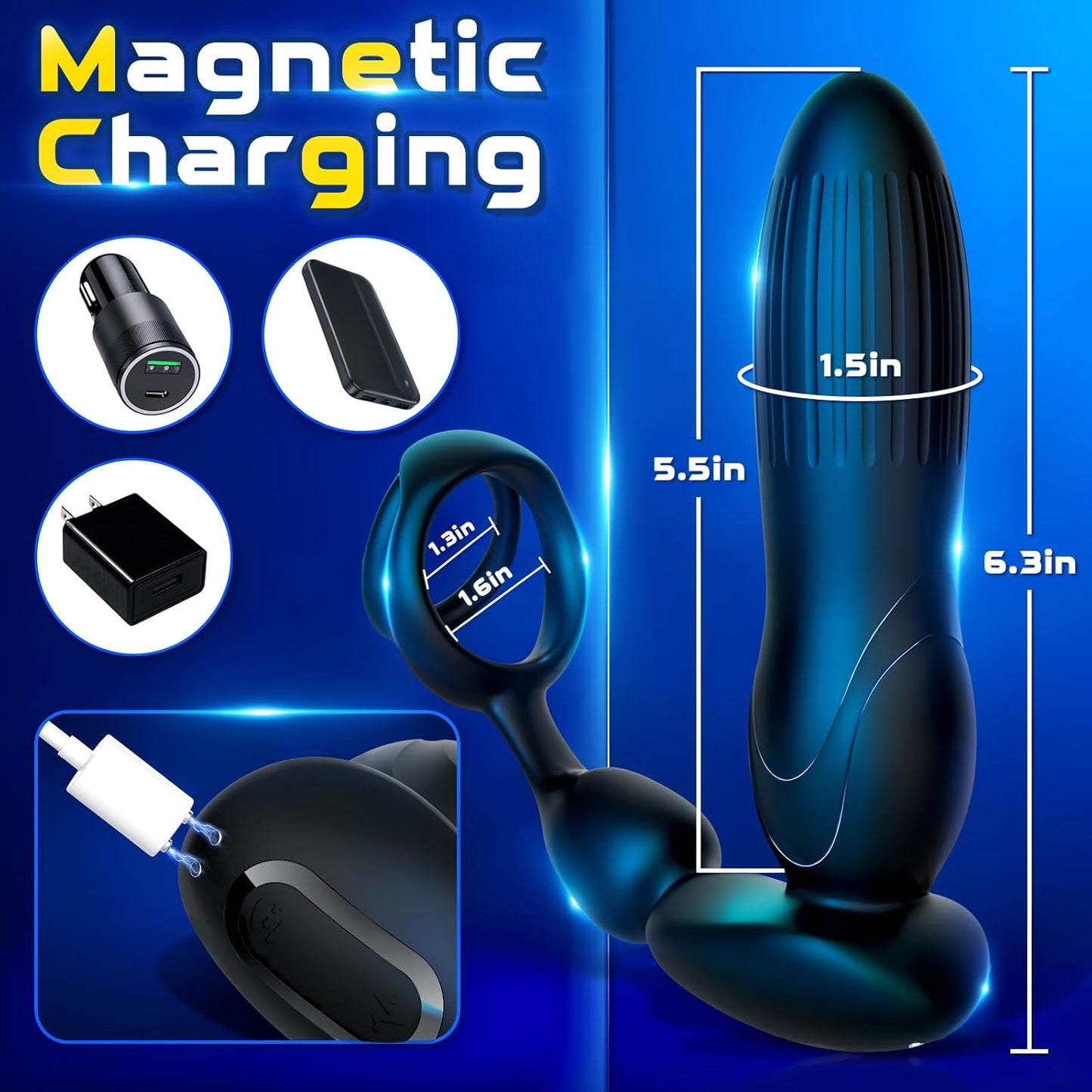 SyncRing App Control Prostate Massager Penis Ring