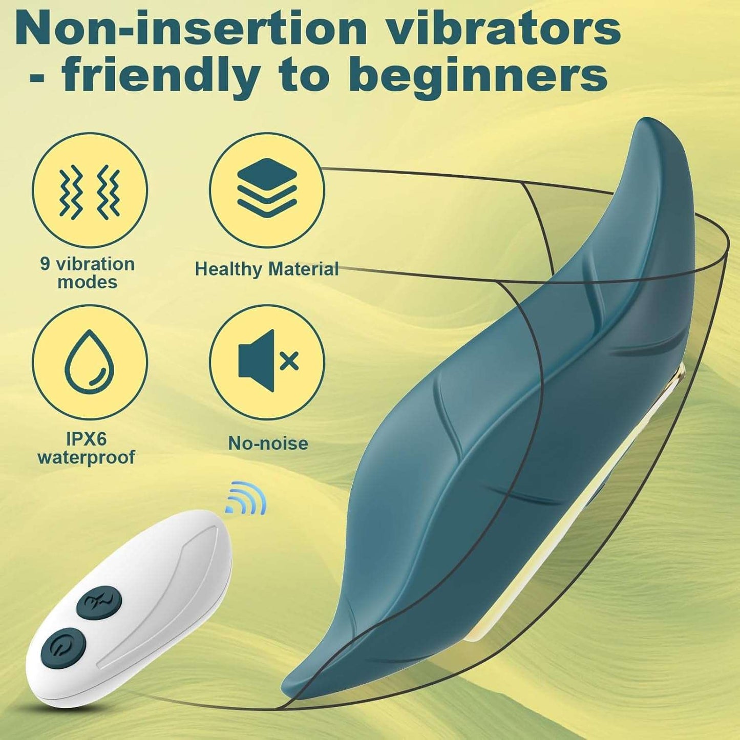 PulseLeaf Remote Control Wearable Panty Vibrator - SinfulX