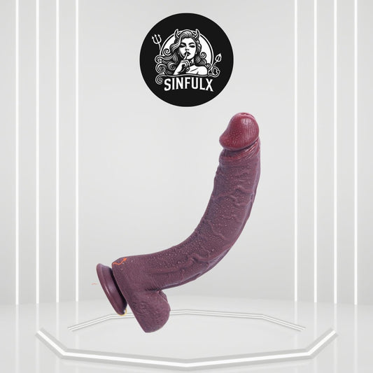 CoffeeBean 12" Huge Realistic Dildo - SinfulX