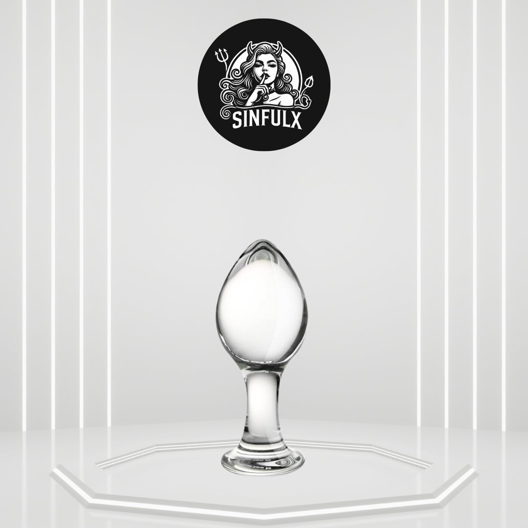 QuakeGlow Glass Butt Plug Trainer - SinfulX