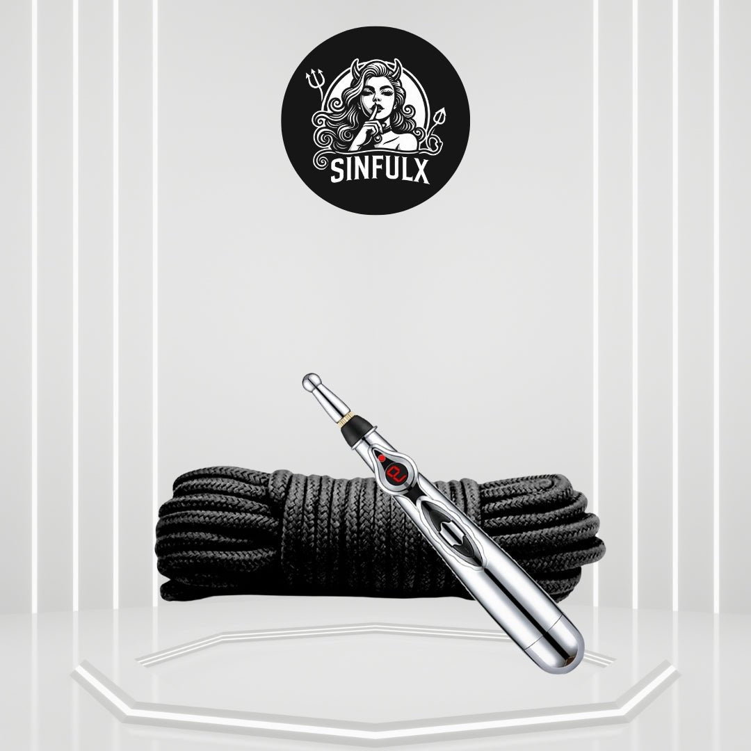 ShockMaster Extreme BDSM Electro - Stimulation Bondage Kit - SinfulX