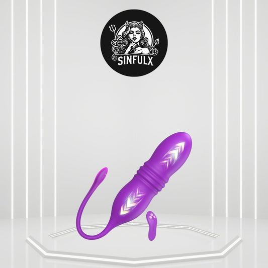 AetherNest Thrusting Remote Control Egg Vibrator - SinfulX
