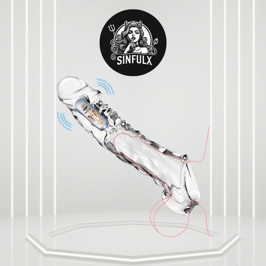 SavageTide Vibrating Penis Sleeve Extender - SinfulX