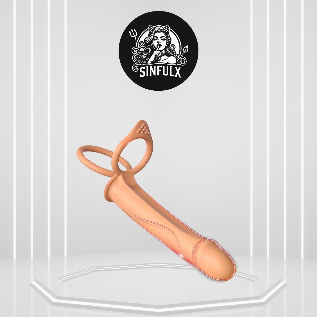 GildedReverie Dual Penetration Dildo Penis Ring - SinfulX