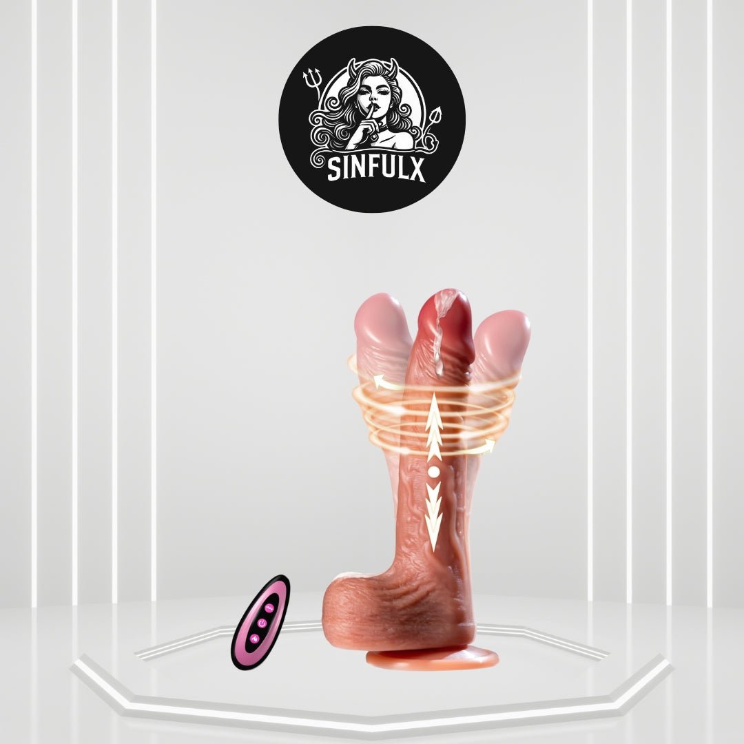 InfiniteThrob Thrusting Dildo Vibrator - SinfulX