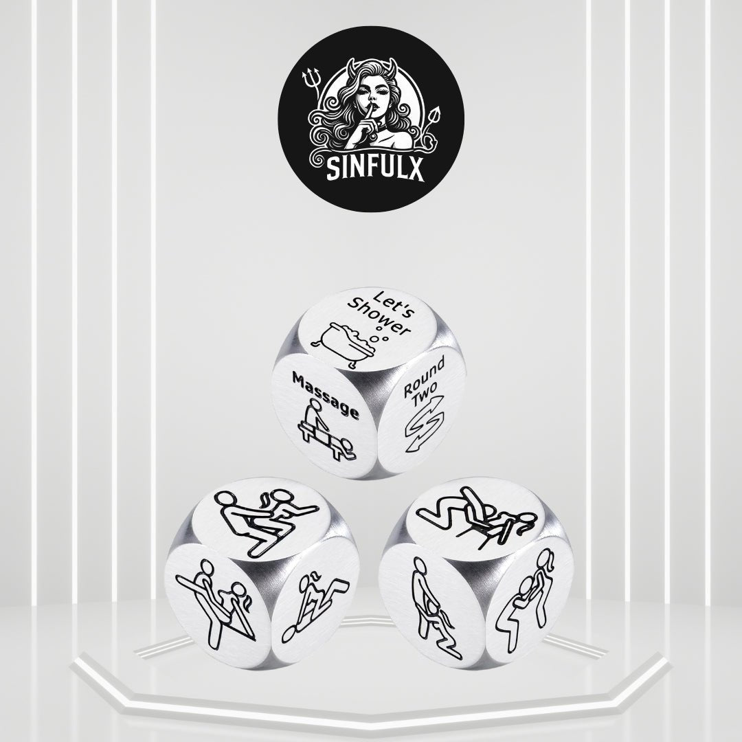 Intimacy Game Sex Dice - SinfulXDate Night Game Dice