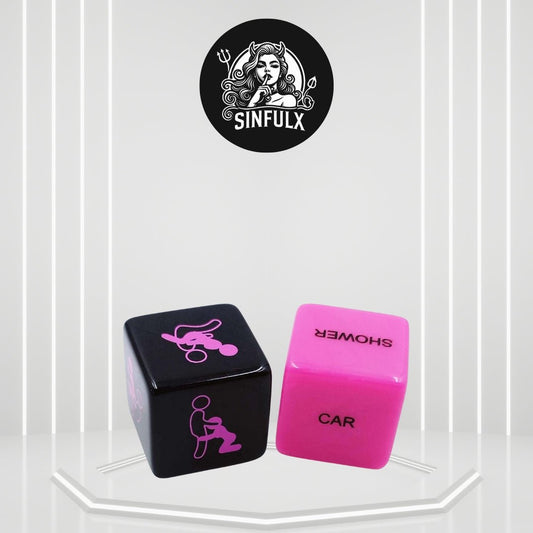 Couples' Night Sexy Decisions Dice - SinfulXDate Night Game Dice