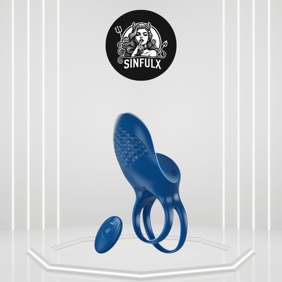 PrimeTorque Vibrating Clitoral Stimulation Penis Ring - SinfulX