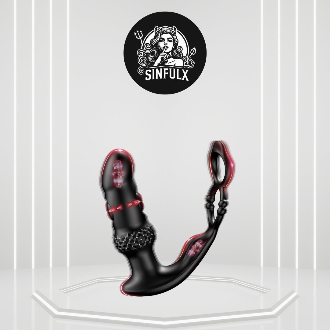 WraithSpike Vibrating Prostate Massager Penis Ring - SinfulX