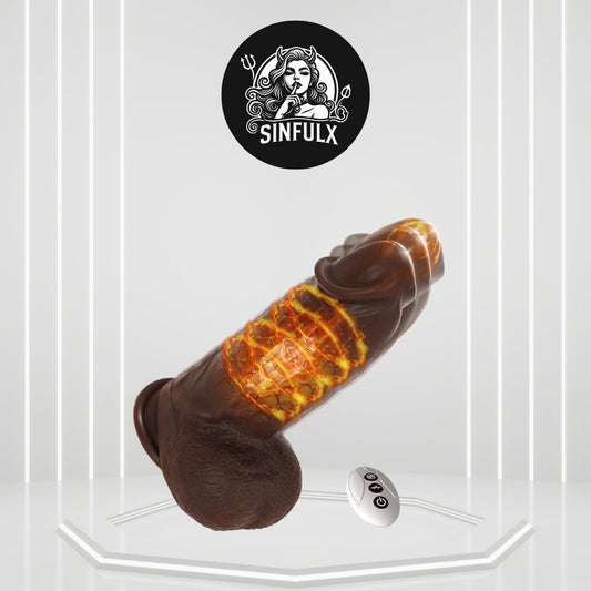 CelestPlug 9.4" Monster Thick Thrusting Dildo - SinfulX