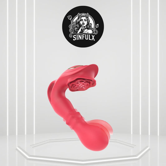 ColossusPetal Clitoral Stimulator Rose G - Spot Vibrator - SinfulX