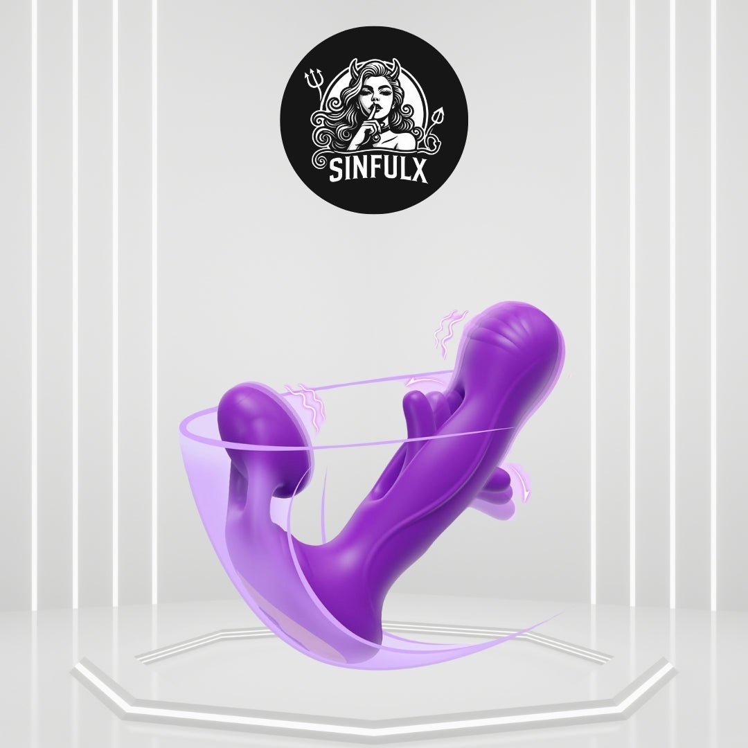 OnyxRipple Wearable Remote Control Flapping Vibrator - SinfulX