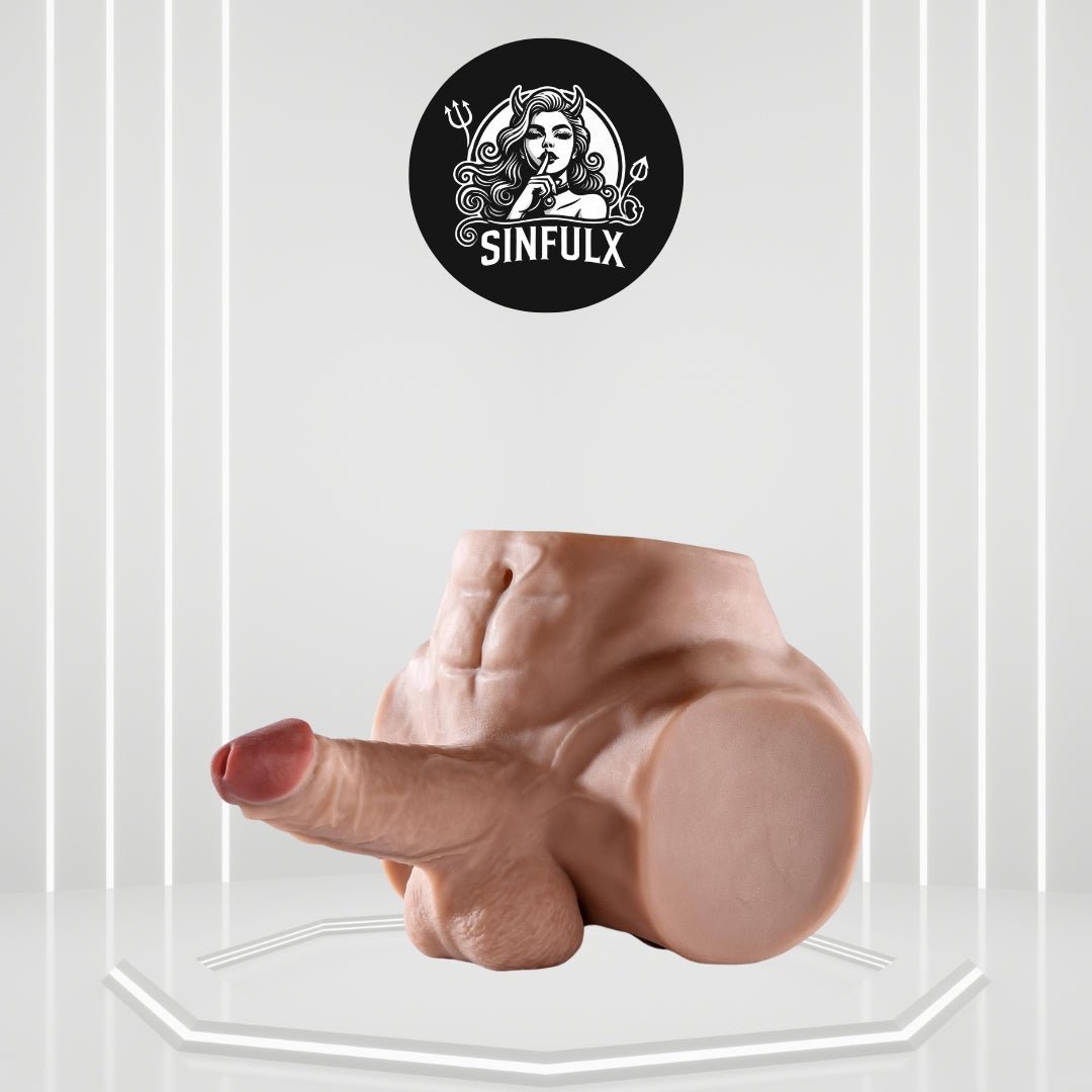LustTitan Thick Dildo Sex Doll Torso with Anal Tunnel SinfulX LustTitan Thick Dildo Sex Doll Torso with Anal Tunnel SinfulX