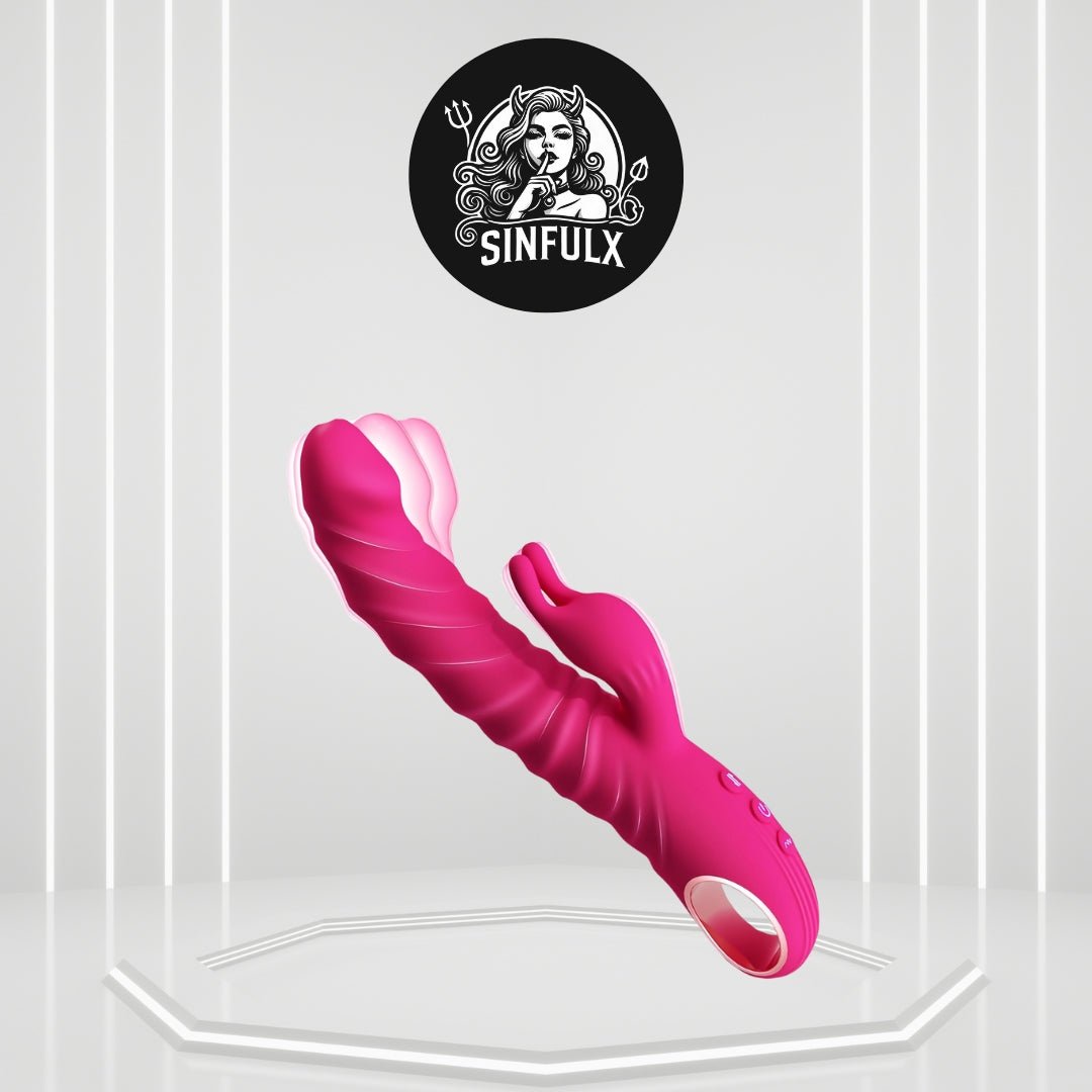 PhantomFleur Thrusting Dildo Rabbit Vibrator - SinfulX