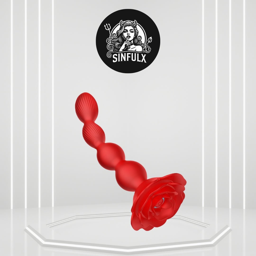 ThornGlow Rose Vibrator Anal Beads - SinfulX