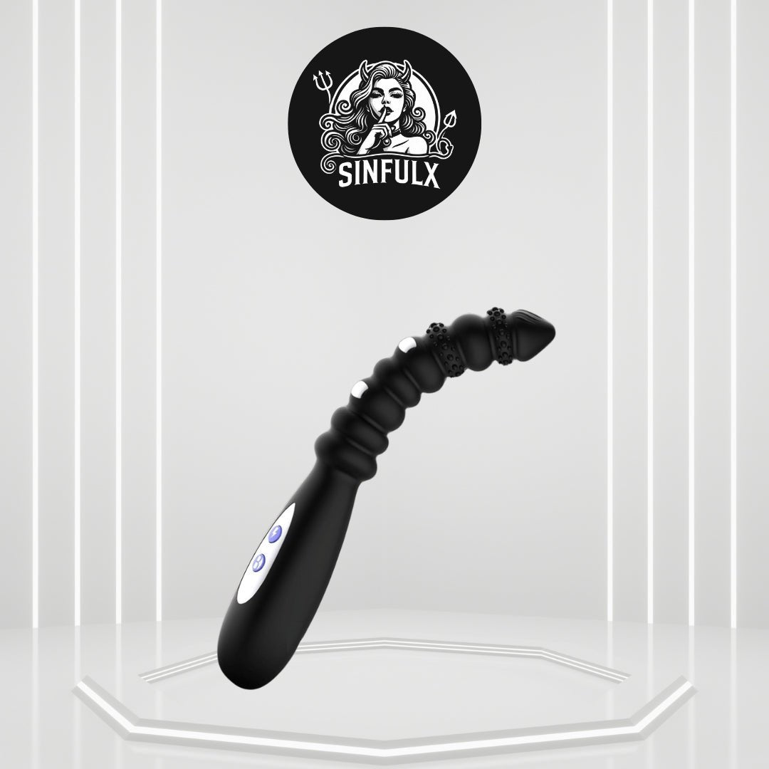ShockDelivery Anal Beads Wand Vibrator - SinfulX