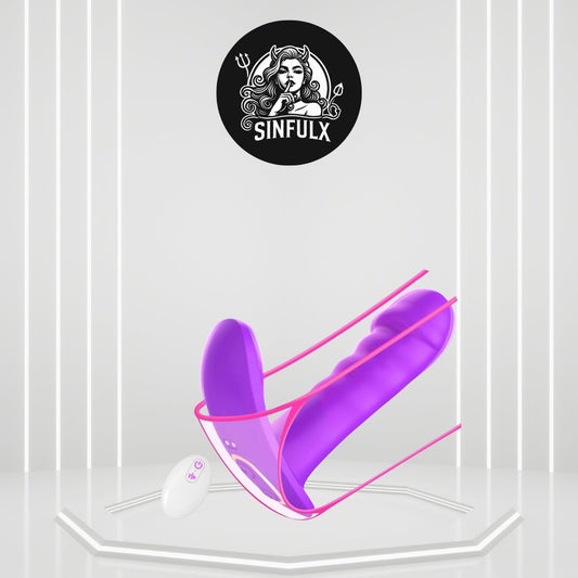 DominionFlicker Wearable Panty Dildo Vibrator - SinfulX