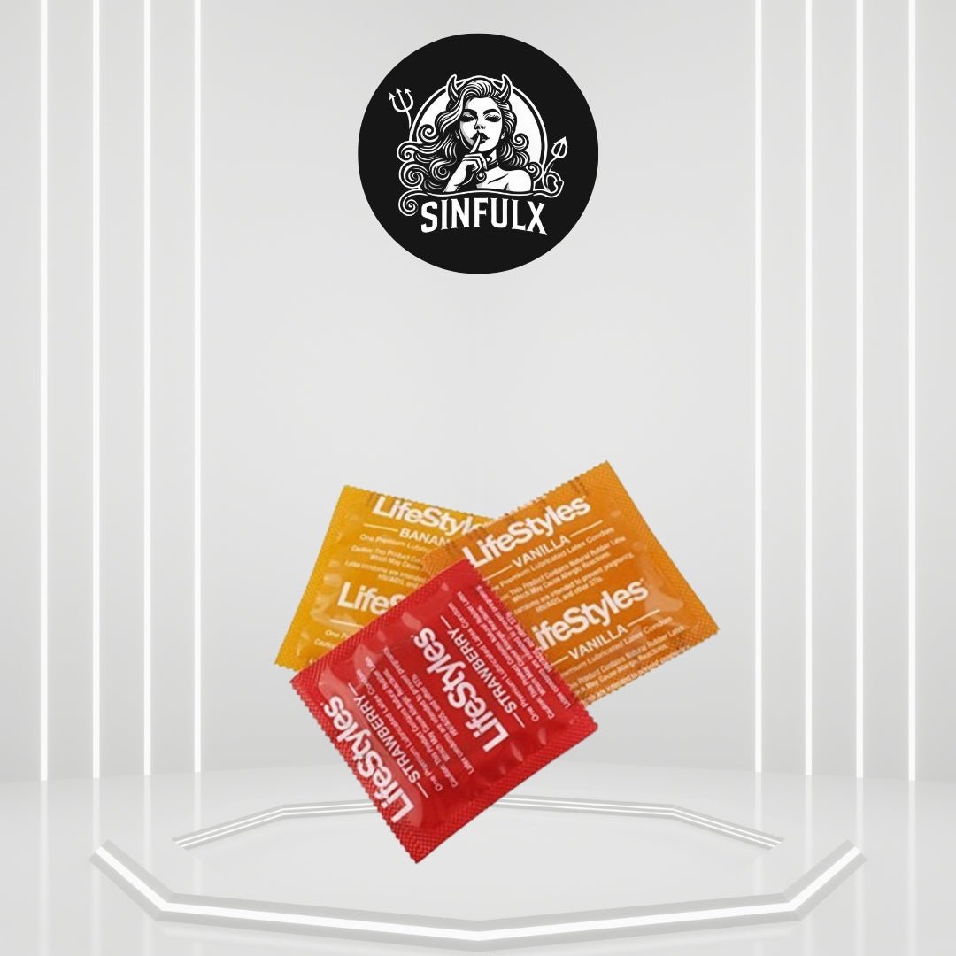 Assorted Flavors Latex Condoms - 24 Pack - SinfulX