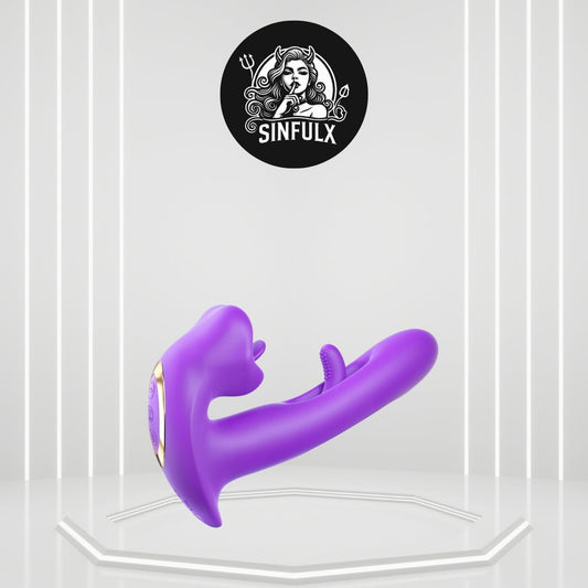 EcstasyKiss G - Spot Flapping & Licking Vibrator - SinfulX