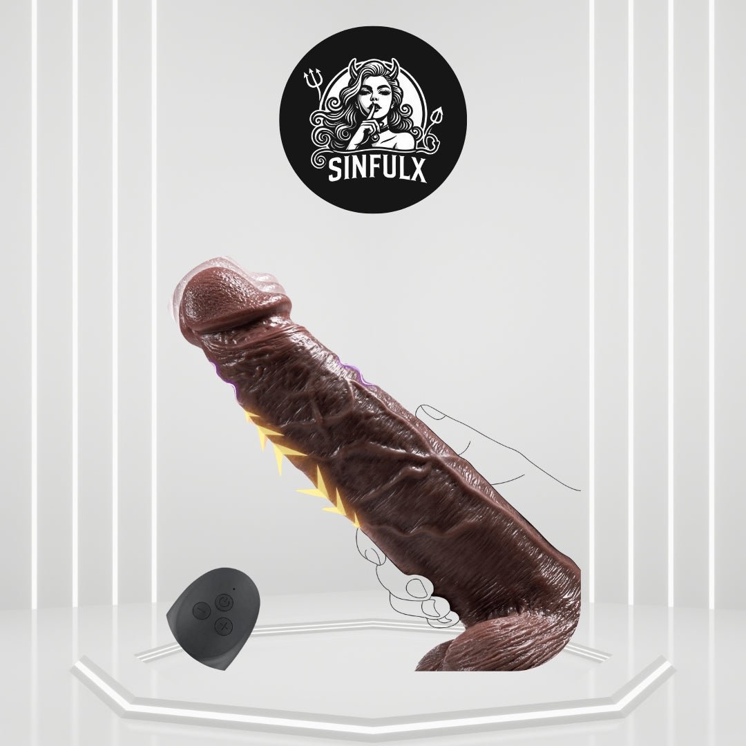 TitanCore 10.4" Thrusting & Vibrating Dildo  SinfulX