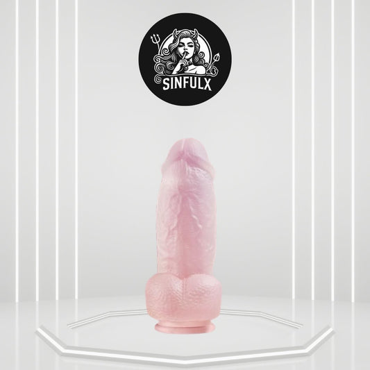 FrostPeak Extra Thick Realistic Dildo with Suction Cup | 8.46" Dual - Layer Silicone - SinfulX