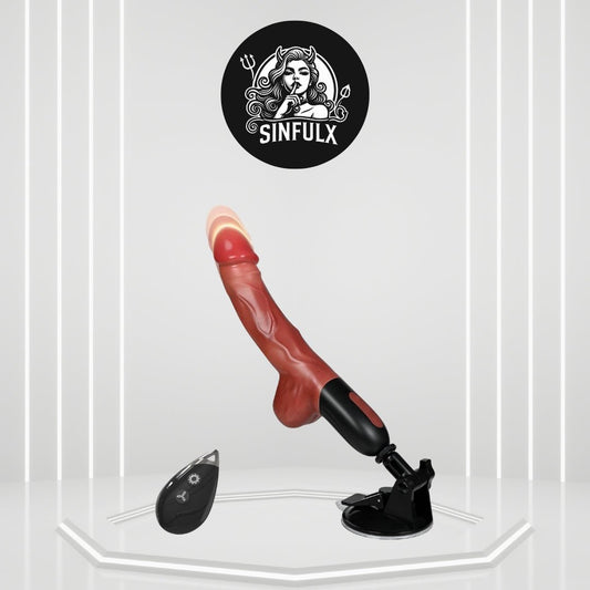 EchoPress Thrusting Dildo Vibrator Machine - SinfulX