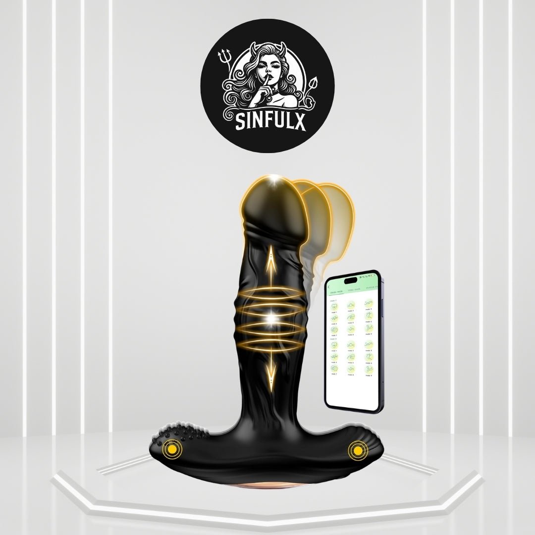 TorqueProbe Prostate Massager Anal Beads Vibrator - SinfulX