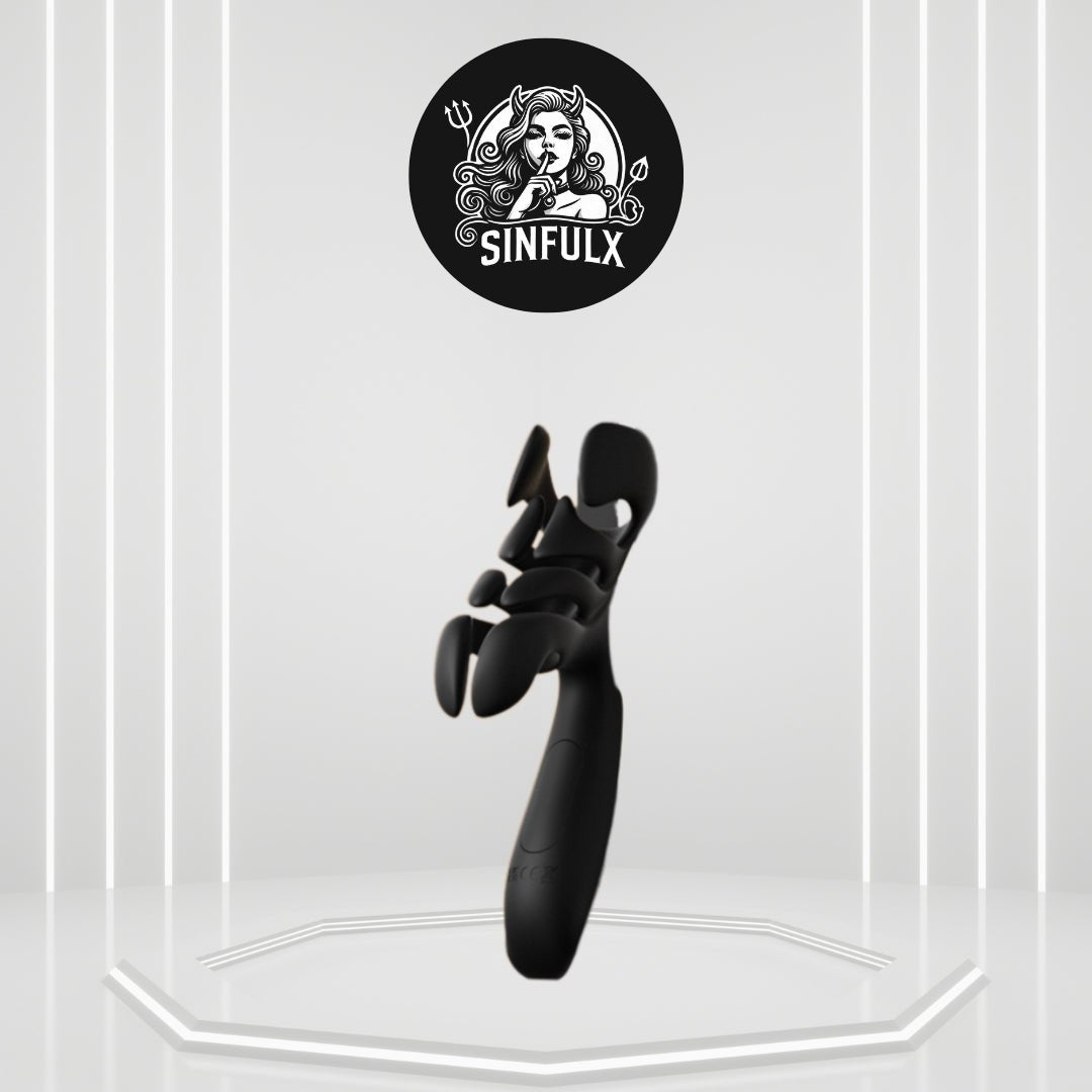 MasterTremor 10 - Mode Vibrating Penis Stroker for Men - SinfulX