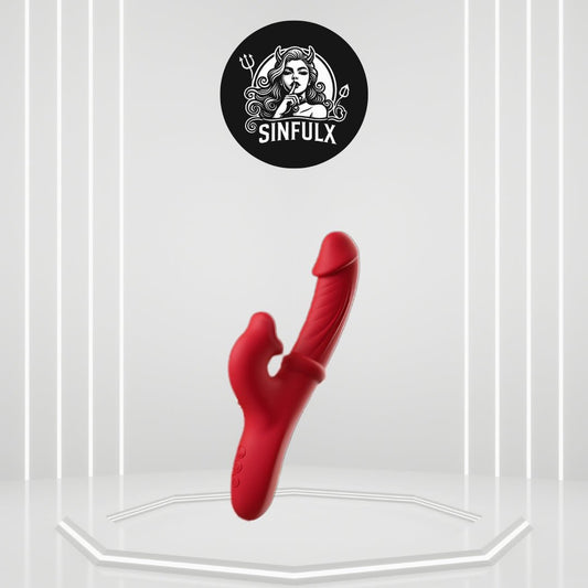 EclipsePulse Thrusting Dildo Vibrator Clit Stimulator - SinfulX